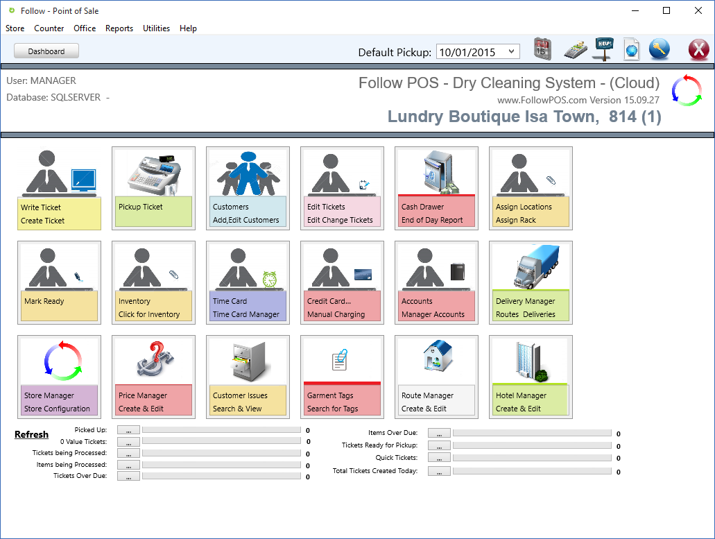 Dry Cleaner Store POS SOFTWARE Download Link ONLY 